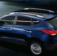 現(xiàn)代ix35專用改裝行李架, ix35改裝專用, 亞光款電鍍款, 實(shí)體改裝店