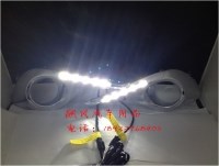 豐田12款漢蘭達(dá)日行燈 LED日間行車燈 霧燈改裝 日行燈 帶轉(zhuǎn)向燈