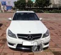 2012款奔馳臺灣款W204/C63/C200/C218/C180/C300 AMG大包圍 中網