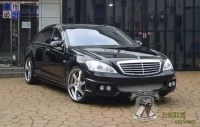 奔馳S300 WALD大包圍 2008-2013款奔馳S65 W221改WALD前杠/后杠