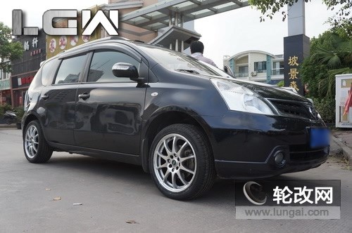 日產(chǎn)驪威改裝16寸多條幅輪轂