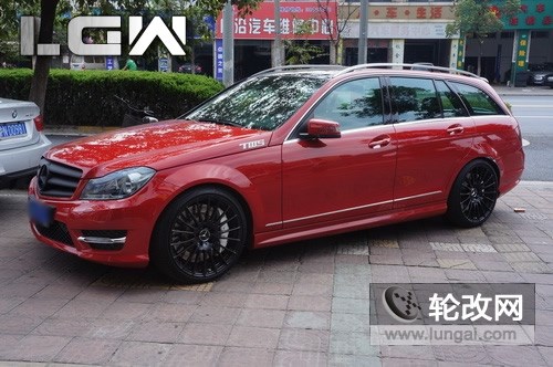 奔馳C200旅行版改裝19寸AMG款輪轂