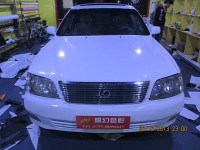 凌志430黑色改亮光白，十幾年的車依然高端大氣上檔次
