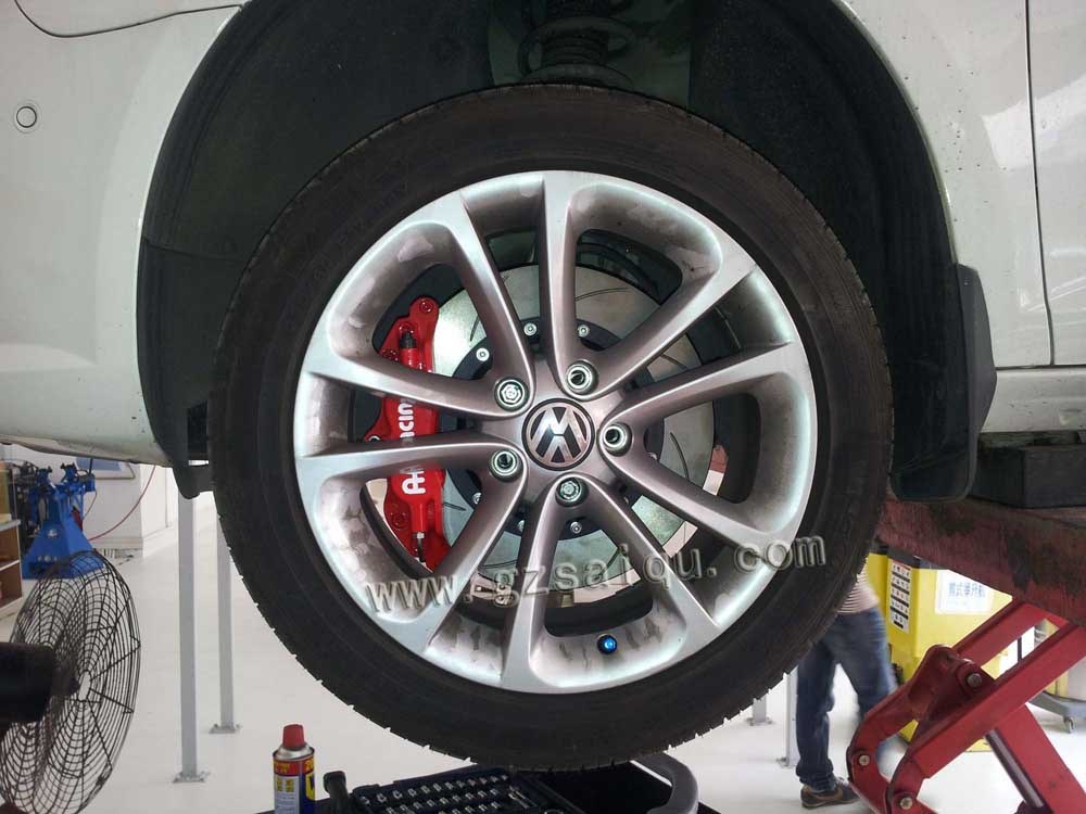 大眾CC升級(jí)AP5200剎車套裝案例