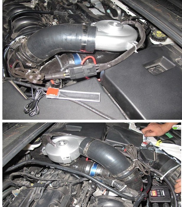 福克斯动力升级之进气改装加装离心式电动涡轮增压器