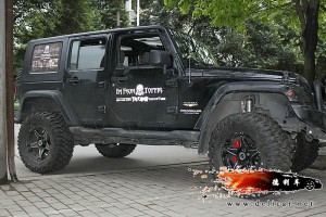 大連改裝車牧馬人改裝升級(jí)UPSOAR前后剎車套裝