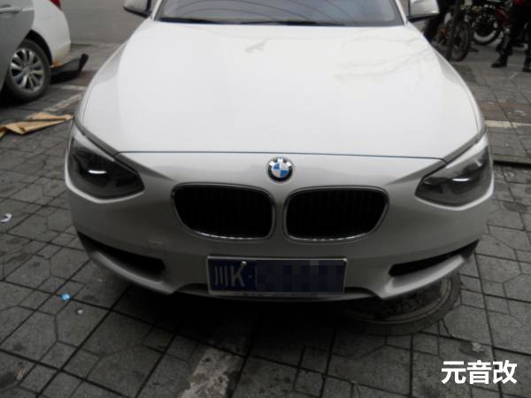 成都寶馬116法國勁浪音響改裝升級