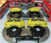 奔馳全系列改裝案例 BREMBO卡宴與F40前六后四剎車套件