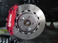 捷豹XF/XJ/XK/ 凱迪拉克XTS/SRX/ATS/CTS/ 克萊斯勒300C  改裝AP5200剎車套件 卡鉗分泵碟盤皮