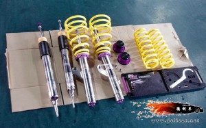大連德利汽車(chē)改裝寶馬325i KW v3避震