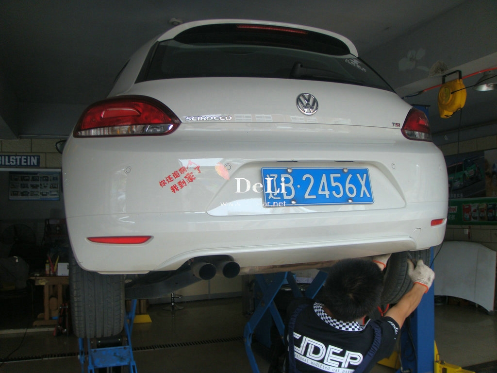 大連德利汽車改裝尚酷改裝B12避震 REMUS排氣