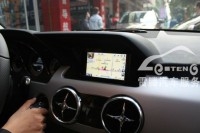 深圳奔馳原車(chē)屏升級(jí)導(dǎo)航/奔馳GLK300加裝手寫(xiě)凱立德導(dǎo)航/藍(lán)牙/倒車(chē)影像
