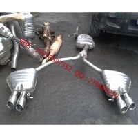 奧迪A5 A4L S4排氣 S5 改裝排氣管四出 消音器 消聲器改裝 拆車件