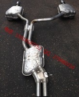 奧迪A8L排氣管 A8排氣管中尾段 A8消音器 A8L消聲器 三元催化器 正廠拆車件