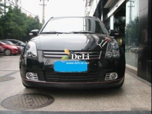 大連德利汽車改裝雨燕改D2剎車AP剎車排氣輪轂