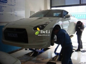 大連德利汽車改裝GTR35 Alcon剎車RAYS輪轂