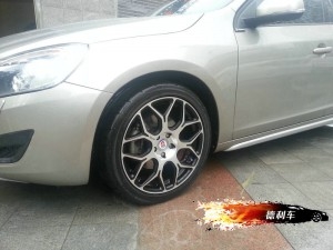 大連德利汽車改裝沃爾沃S60改裝HRE P90鋼圈