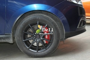 大連德利汽車改裝現(xiàn)代IX35升級(jí)UPSOAR前后剎車效果圖