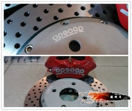 大連德利汽車改裝樂(lè)風(fēng)升級(jí)UPSOAR4P178卡鉗300mm剎車套裝作業(yè)