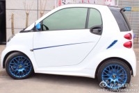 奔馳斯瑪特smart改裝儀表/排氣/16寸輪轂-長(zhǎng)沙匯格車研奔馳專業(yè)改裝