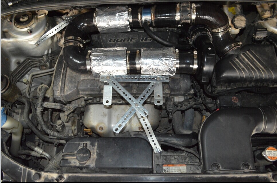 起亚狮跑 进气改改 动力提升节油改装加装键程离心式电动涡轮增压器LX3971