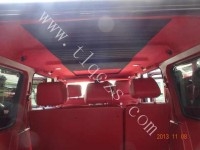 汽車奔馳G500 內(nèi)飾改裝包皮 包真皮座椅套 現(xiàn)場制作