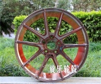 18寸9J 5*112 ADV10.1款 彩色電鍍定制 合金紅色 改裝炫彩輪轂