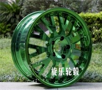 19寸5*127彩色電鍍定制 吉普Jeep牧馬人 紫色 改裝炫彩輪轂