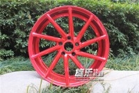 18/19寸CVT旋轉(zhuǎn) 彩色電鍍定制 玫紅粉色 改裝炫彩輪轂 前后配