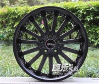 18寸5*114.3黑色寬邊 銳志 酷派 凌志IS 改裝輪轂鋁合金胎鈴YLX