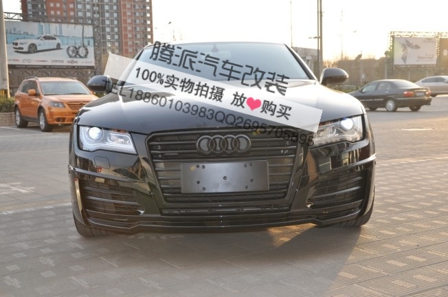 奧迪A7 改裝WALD 款小包圍套件 尾嘴 S7 RS7