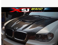 寶馬X5HAMANN款碳纖維機蓋 改裝HAMANN大包圍 排氣 葉子板LED