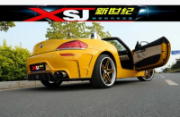 BMW寶馬Z4改裝ROWEN大包圍后杠 碳纖維后唇 小包圍尾翼 前唇排氣