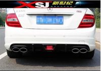 奔馳W204碳纖維后唇 奔馳C180 C200 C260 C300碳纖維后唇