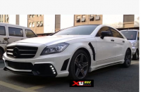 奔馳W128 新款CLS300 350改裝WALD款大包圍 后唇 機蓋 排氣尾喉