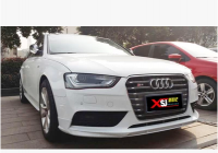 13款?yuàn)W迪A4L改裝ABT款小包圍 A4L B9改裝RS4中網(wǎng) 尾翼 前唇 后唇