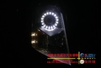 江西凱迪拉克SRX改燈海拉3透鏡南昌杰威爾改燈