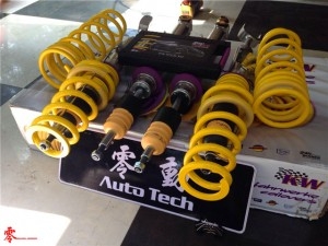 寶馬5系F18改裝德國KW V3避震