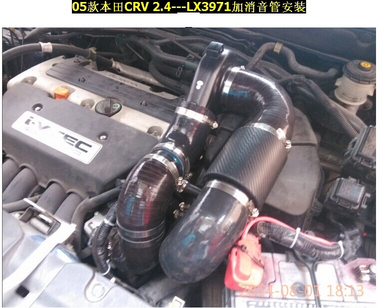 05款CRV2.4加裝鍵程離心式電動(dòng)渦輪增壓器LX3971