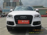 奧迪Q5改色貼膜比利時(shí)麥可貼亞光白走起