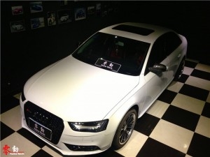 湖南奧迪A4改裝進(jìn)氣，中網(wǎng)，ASPEC智能閥門排氣