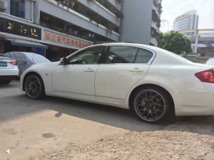 RAYS G27、19寸，鍛造、裝G25