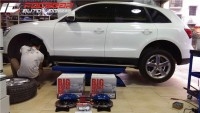 奧迪Q5改裝美國STOPTECH ST40四活塞剎車套裝--湖南長沙匯格車研專業(yè)奧迪改裝