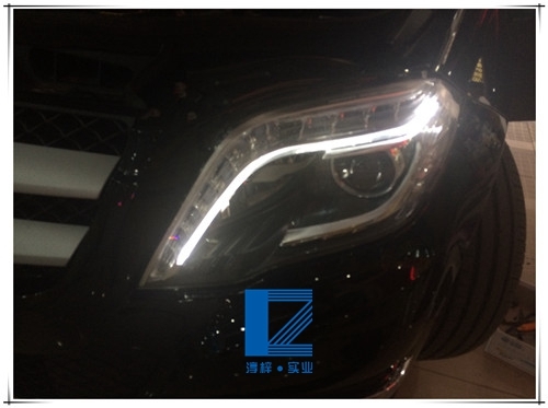 奔馳GLK300升級原廠大燈 實現(xiàn)隨動 電調 LED大燈