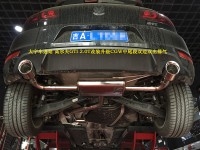 大宇車(chē)迷站 大眾高爾夫GTI 2.0T改裝升級(jí)CGW尾段雙邊雙出排氣