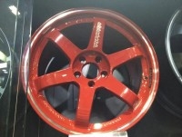 RAYS TE37 RT，全新现货， 红色