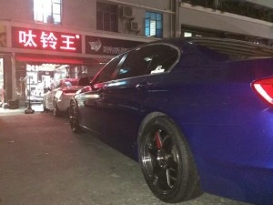 寶馬，裝TE37 、19寸