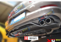 大眾CC改裝碳纖后唇 CC碳纖ABT款后唇 大眾CC大小包圍 4出后唇