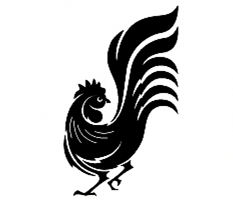 大公雞汽車專用改裝金屬中網(wǎng) Logo