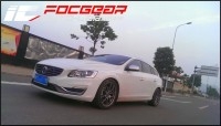 沃爾沃V60改裝日本ERST絞牙避震/四出排氣/包圍--長沙匯格車研專業(yè)沃爾沃改裝